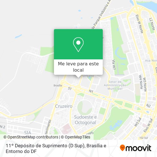 11º Depósito de Suprimento (D Sup) mapa