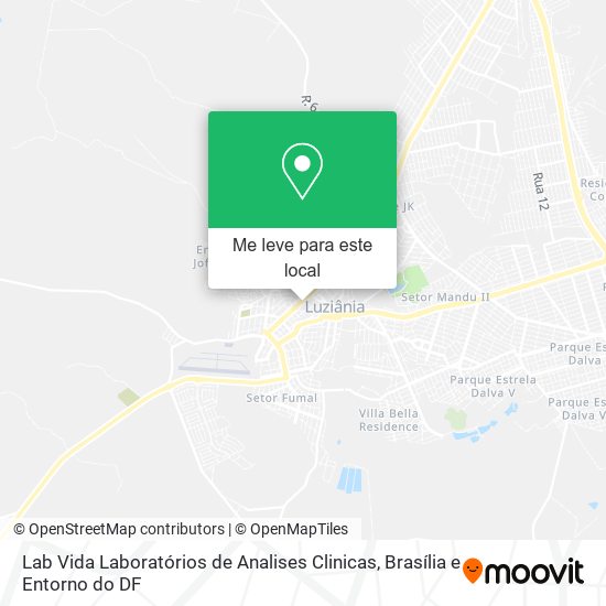 Lab Vida Laboratórios de Analises Clinicas mapa