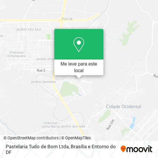 Pastelaria Tudo de Bom Ltda mapa