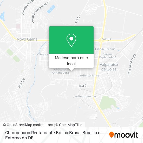 Churrascaria Restaurante Boi na Brasa mapa
