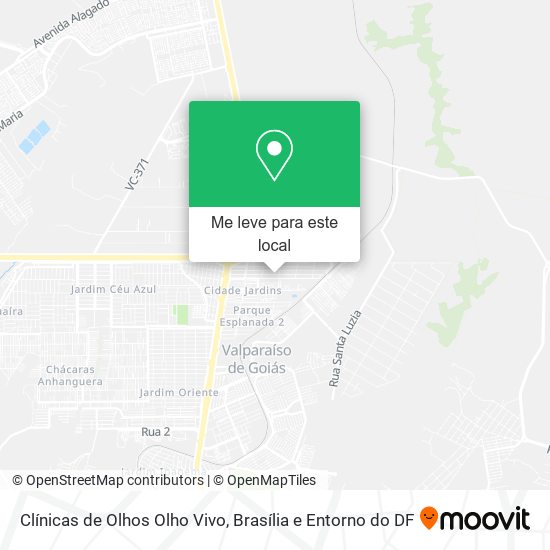 Clínicas de Olhos Olho Vivo mapa