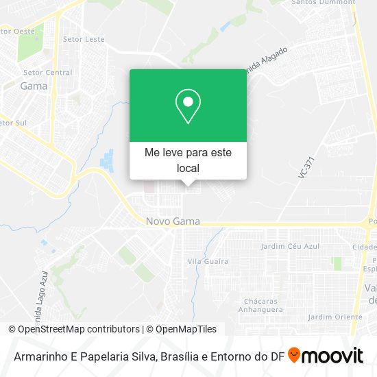 Armarinho E Papelaria Silva mapa