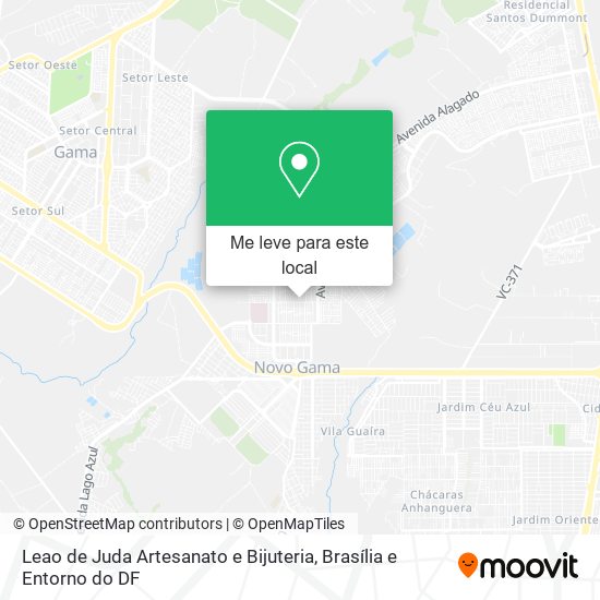 Leao de Juda Artesanato e Bijuteria mapa