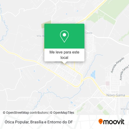 Ótica Popular mapa