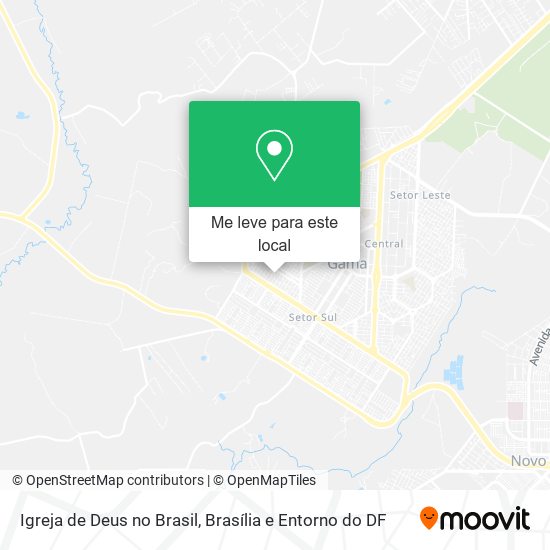 Igreja de Deus no Brasil mapa