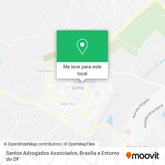 Santos Advogados Associados mapa