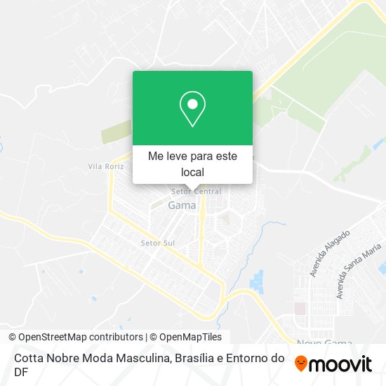 Cotta Nobre Moda Masculina mapa