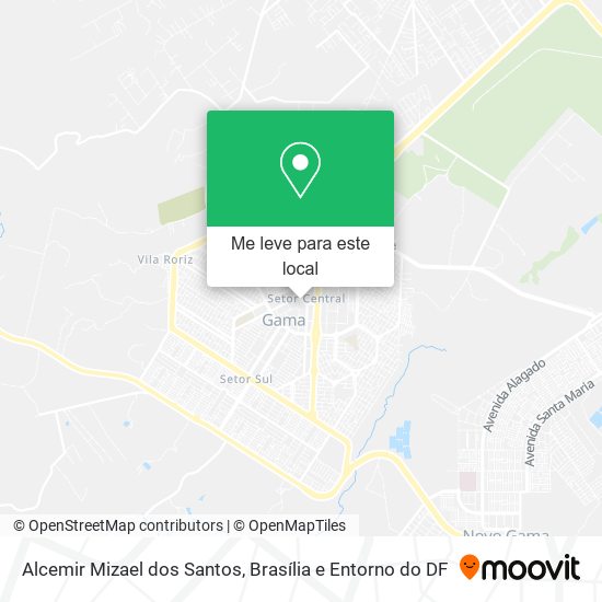Alcemir Mizael dos Santos mapa