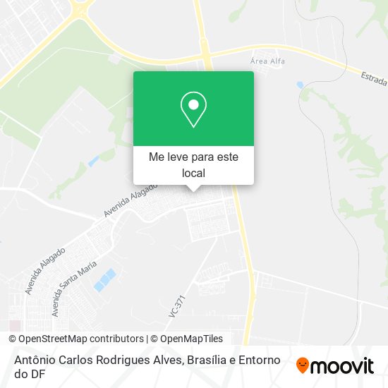 Antônio Carlos Rodrigues Alves mapa