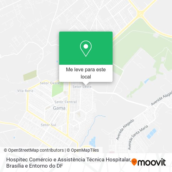 Hospitec Comércio e Assistência Técnica Hospitalar mapa