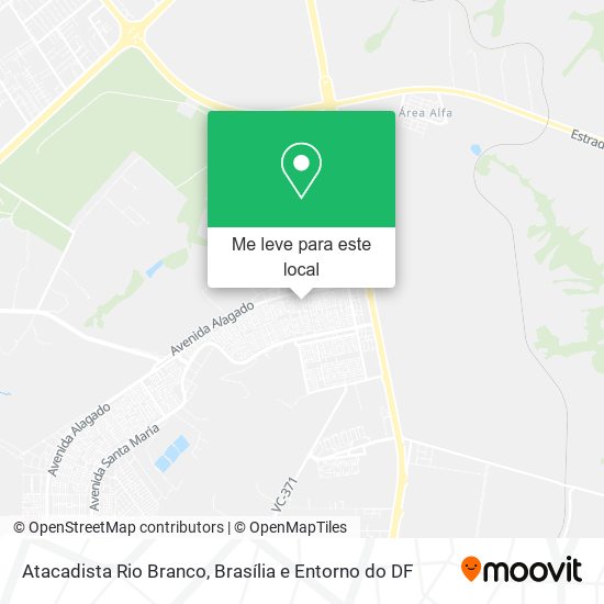 Atacadista Rio Branco mapa