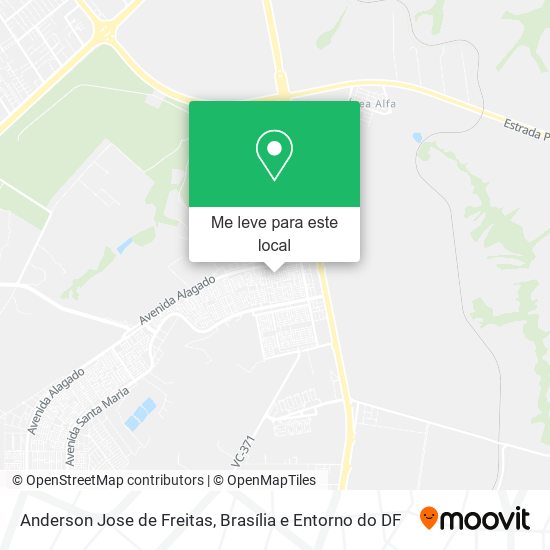 Anderson Jose de Freitas mapa