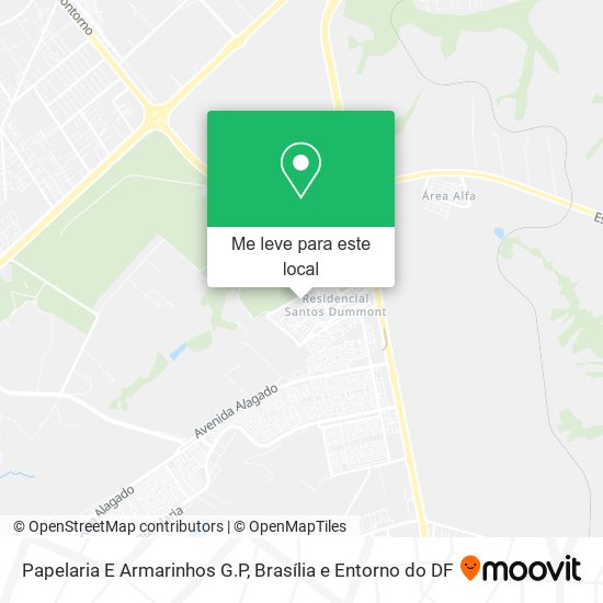 Papelaria E Armarinhos G.P mapa