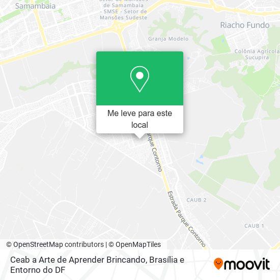 Ceab a Arte de Aprender Brincando mapa