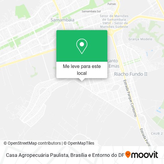 Casa Agropecuária Paulista mapa