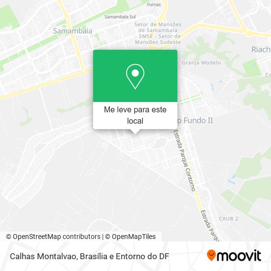 Calhas Montalvao mapa