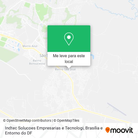 Indtec Solucoes Empresarias e Tecnologi mapa