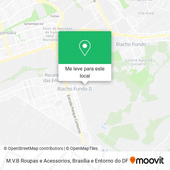 M.V.B Roupas e Acessorios mapa