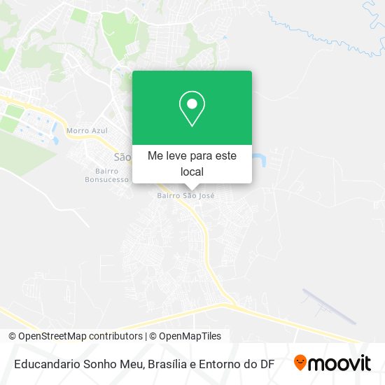 Educandario Sonho Meu mapa