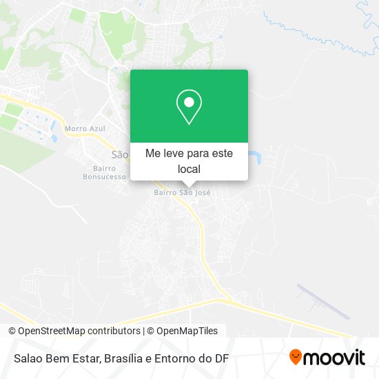 Salao Bem Estar mapa