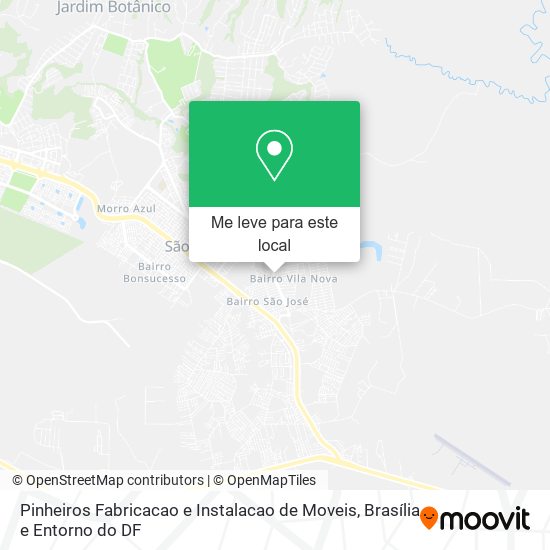 Pinheiros Fabricacao e Instalacao de Moveis mapa