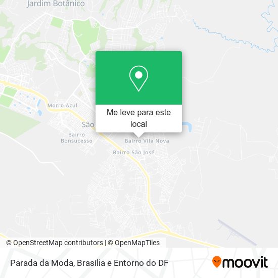 Parada da Moda mapa