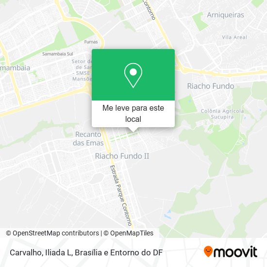 Carvalho, Iliada L mapa