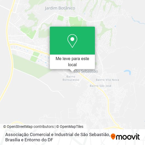 Associação Comercial e Industrial de São Sebastião mapa