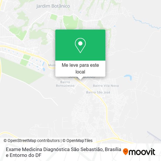 Exame Medicina Diagnóstica São Sebastião mapa