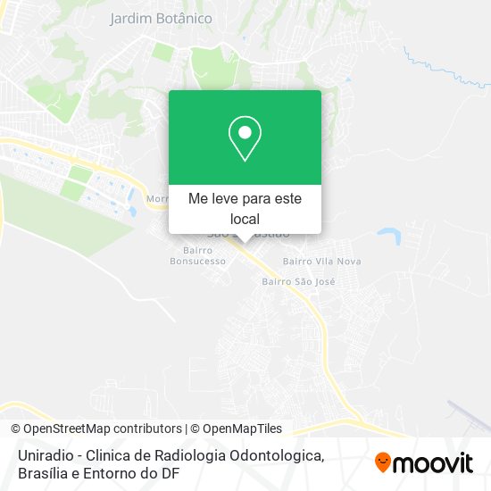 Uniradio - Clinica de Radiologia Odontologica mapa
