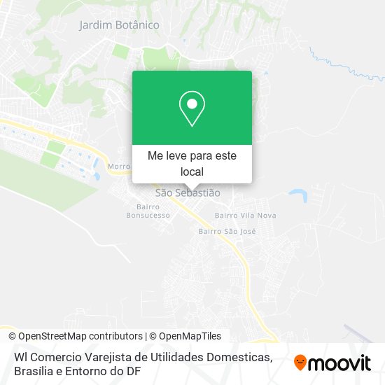 Wl Comercio Varejista de Utilidades Domesticas mapa