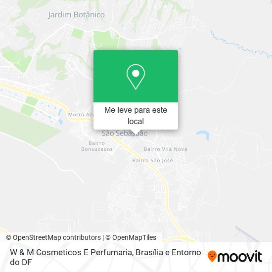 W & M Cosmeticos E Perfumaria mapa