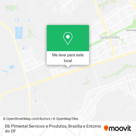 Db Pimentel Servicos e Produtos mapa