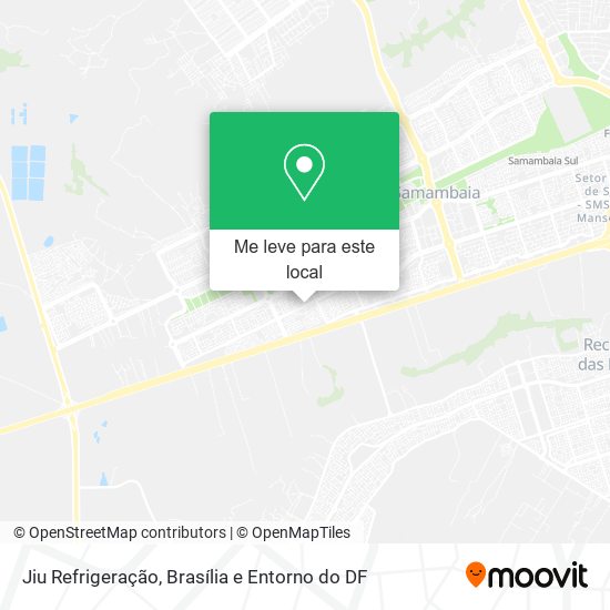 Jiu Refrigeração mapa