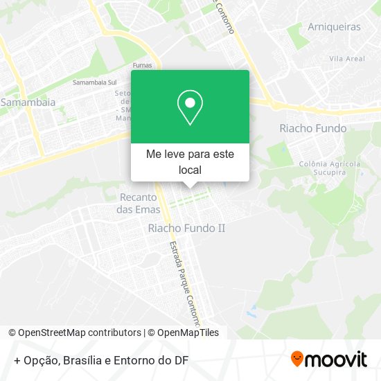 + Opção mapa