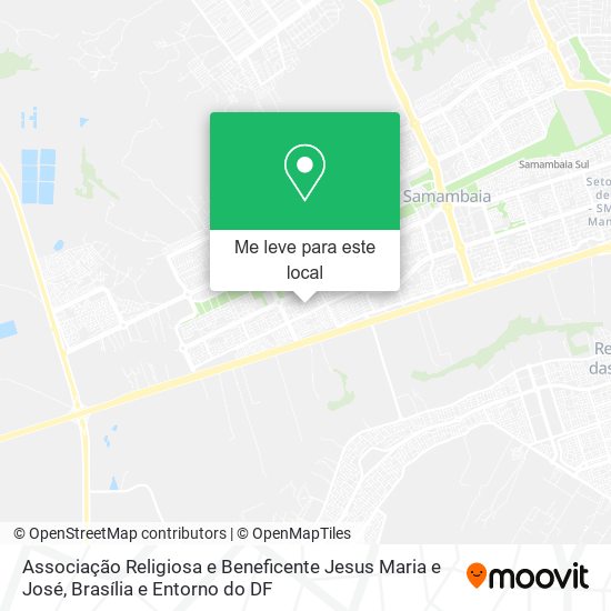 Associação Religiosa e Beneficente Jesus Maria e José mapa