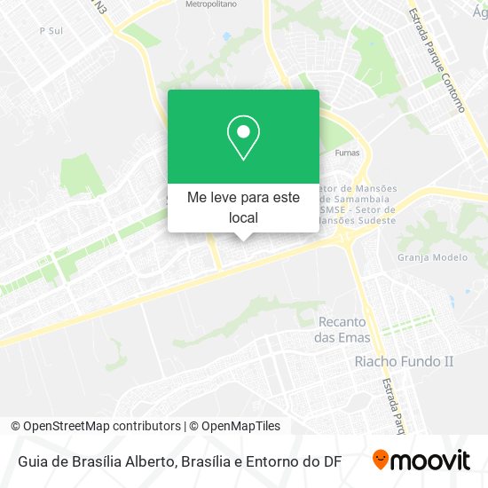 Guia de Brasília Alberto mapa