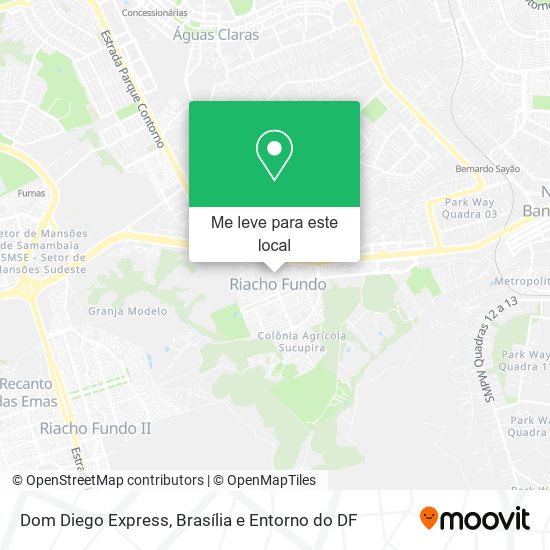 Dom Diego Express mapa