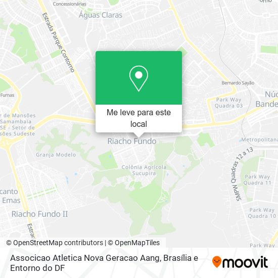 Associcao Atletica Nova Geracao Aang mapa