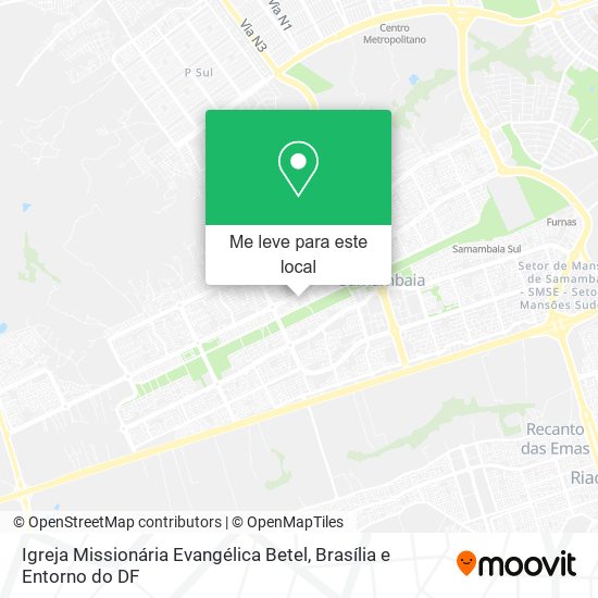 Igreja Missionária Evangélica Betel mapa