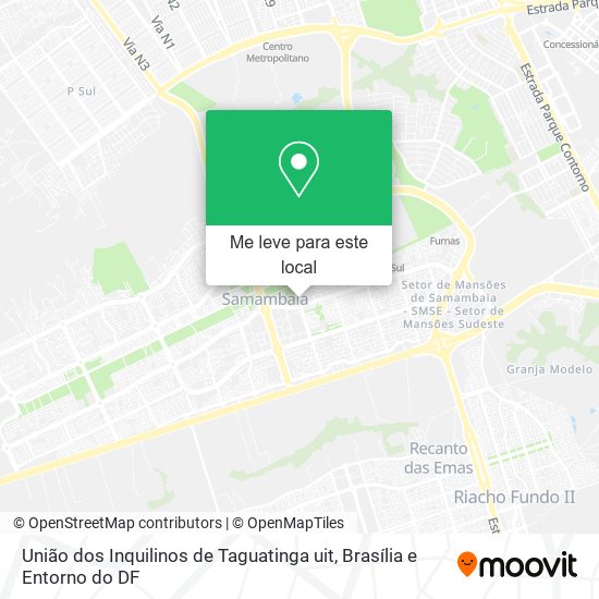 União dos Inquilinos de Taguatinga uit mapa