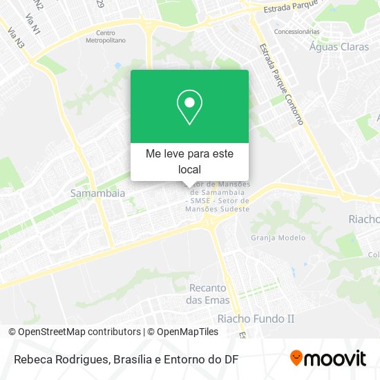 Rebeca Rodrigues mapa