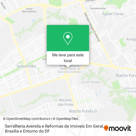 Serralheria Avenida e Reformas de Imóveis Em Geral mapa