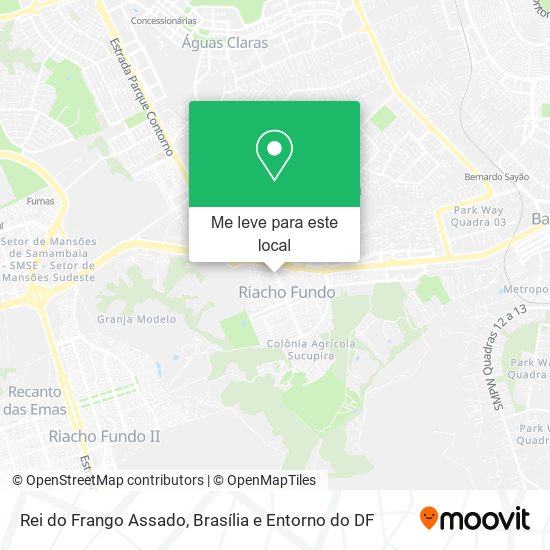 Rei do Frango Assado mapa