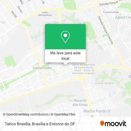 Tatico Brasília mapa