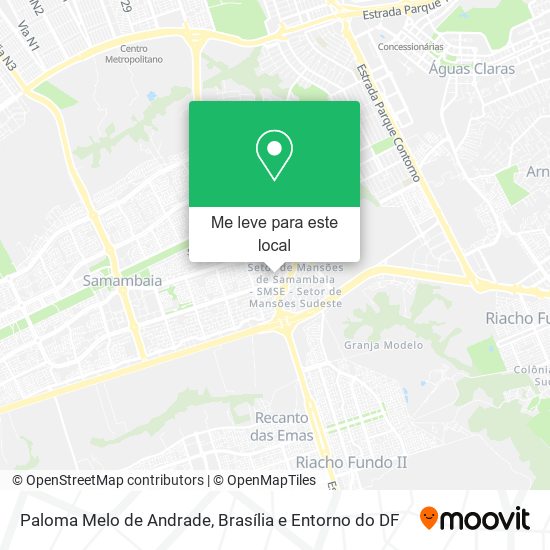 Paloma Melo de Andrade mapa