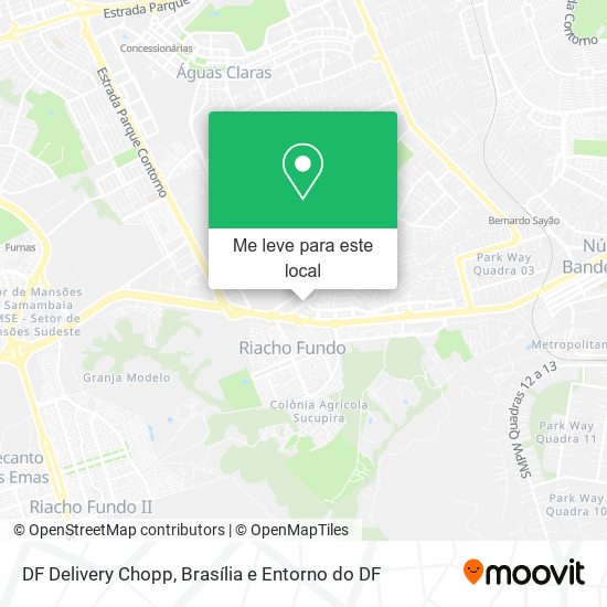 DF Delivery Chopp mapa