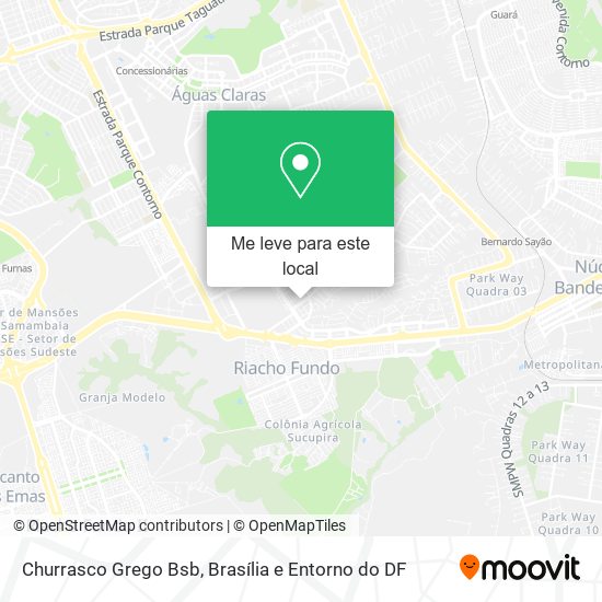 Churrasco Grego Bsb mapa