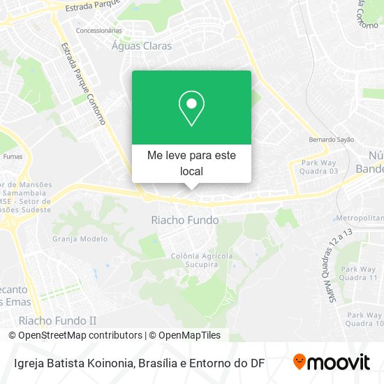 Igreja Batista Koinonia mapa