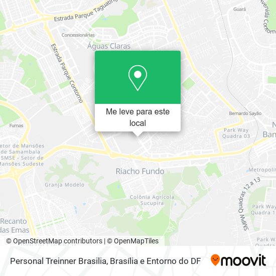 Personal Treinner Brasilia mapa